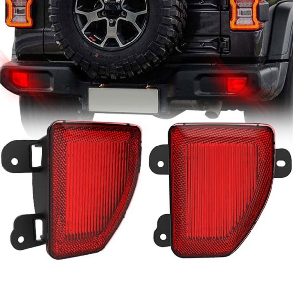 Luces de parachoques traseros Wrangler JL Luces Led Fog para Jeep Wrangler JL 2018