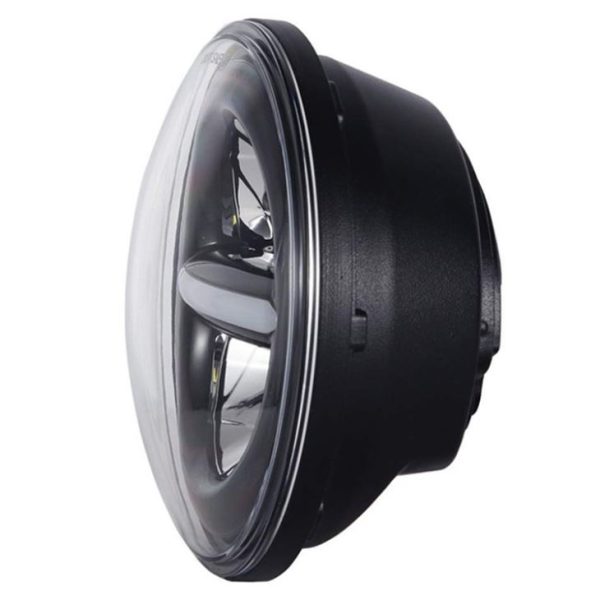 Accessoires de voiture 12V 24V 7 Pouce rond à lad lampe à tête franc scellée Eyes anges 45W pour la moto Harley - Image 3